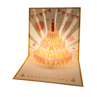 3D Singing Birthday Card