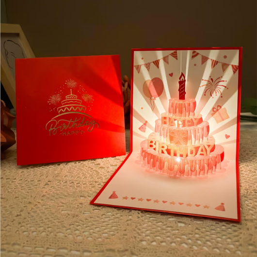 3D Singing Birthday Card