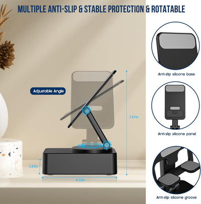 Cell Phone Stand with Wireless Bluetooth Speaker