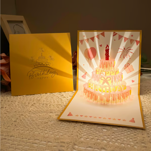 3D Singing Birthday Card