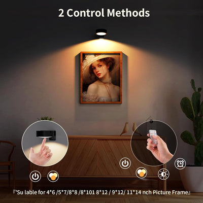 Rechargeable Wall Picture Lights (Pack of 3)